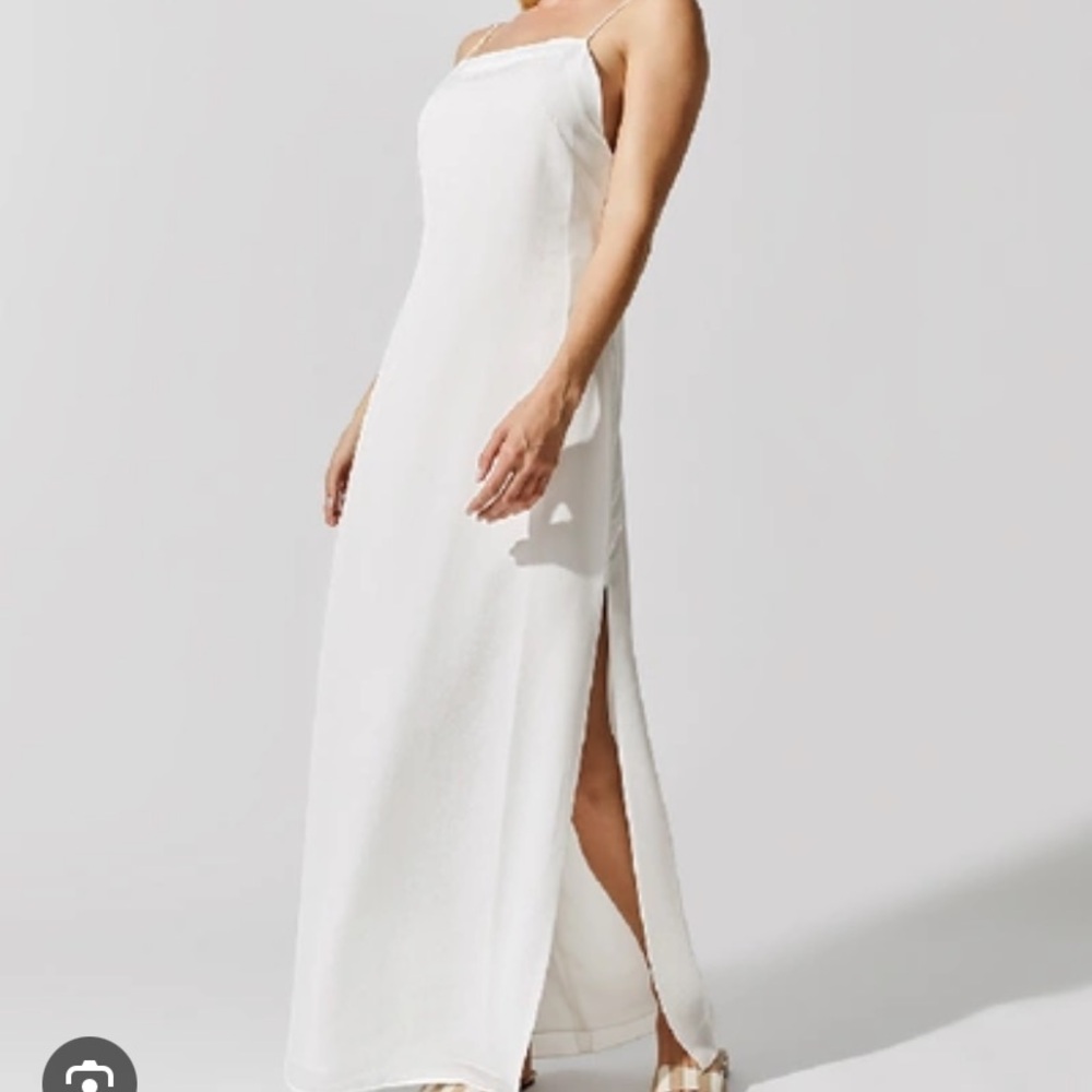 Jonathan Simkhai White Maurea Jacquard Dress
